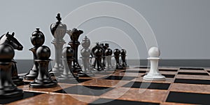 Chessmen Courage And Demonstration Of Power