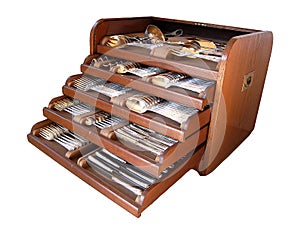 Chest with Cutlery