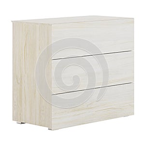 Curbstone isolated on white background.