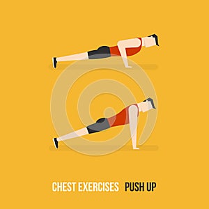 Chest Exercises. Push Up