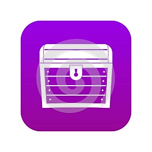 Chest icon digital purple