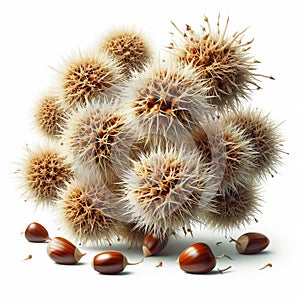 Chestnut Bur Similar to sweet gum balls but slightly larger, c