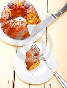 Chestnut cake bread dessert
