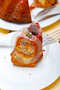 Chestnut cake bread dessert