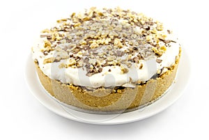 Chestnut cake with cream
