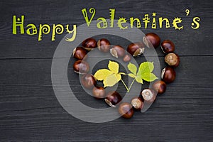 Chestnut heart - Happy Valentin