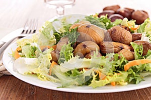 Chestnut salad