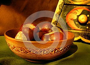 Chestnuts in a bowl