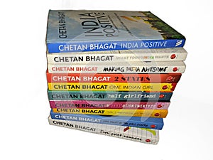 Chetan bhagat novels collection. White