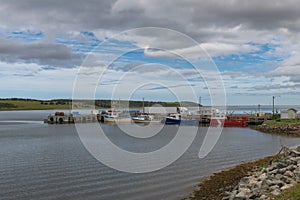 Cheticamp Harbour in Nova Scotia