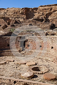 Chetro Ketl Kiva at Chaco Canyon