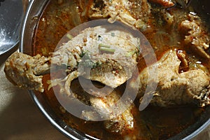 Chettinad chicken preparation from India