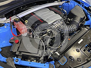 Chevrolet Camaro Engine Compartment