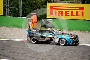 Chevrolet Camaro GT4 car racing at Monza