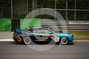 Chevrolet Camaro GT4 car racing at Monza