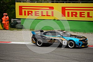 Chevrolet Camaro GT4 car racing at Monza