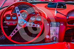 1962 Chevrolet Corvette dashboard