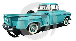 1957 Chevrolet 3100 Pickup over white background