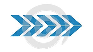 Chevron Arrow Pattern Directional Design, vector design Generative AI