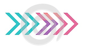 Chevron Arrows Pattern Direction Movement Vector Design, vector design Generative AI