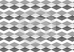 Chevron diamond Black, Gray and White Seamless Patterns