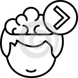 Chevron Forward Vector Icon Design