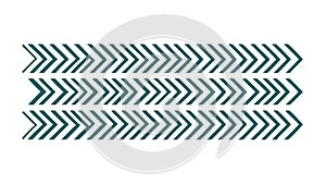 Chevron Pattern Arrow Design for Modern Graphics and Textures, vector design Generative AI