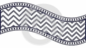 Chevron Pattern Border Ã¢â¬' Dynamic Geometric Vector Design, vector design Generative AI