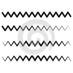Chevron pattern design. Zigzag geometric texture. Angular wave illustration. Vector stripe background.
