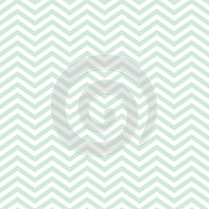 Chevron Seamless Baby Pattern With Green Zig Zag