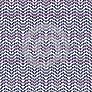 Chevron stripes background. Seamless pattern with classic geometric ornament. Zigzag horizontal lines wallpaper.