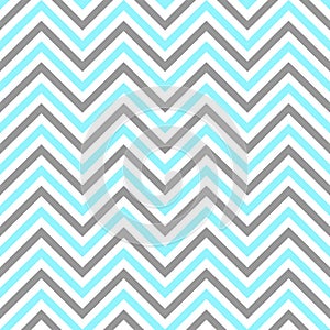 Chevron white gray blue seamless pattern vector