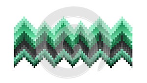 Chevron Zigzag Pattern Abstract Geometric Dynamic Design Element, vector design Generative AI