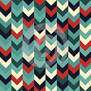 Chevron zigzag pattern seamless vector arrows geometric design