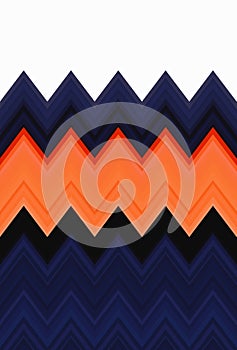 Chevron zigzag red, orange flame fire pattern abstract art background, bittersweet, cantaloupe, carrot, coral, peach, salmon,