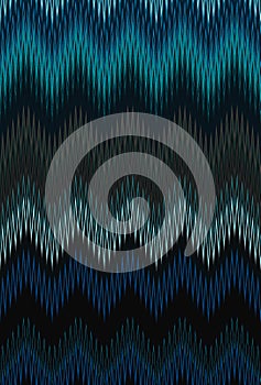 Chevron zigzag wave blue dark pattern abstract art background trends photo