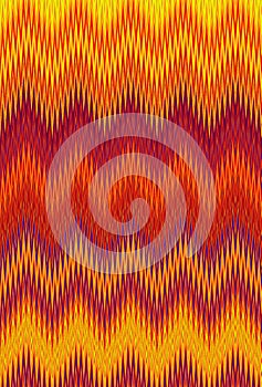 Chevron zigzag wave red, orange flame fire pattern abstract art background, carrot, coral, peach, salmon, tangerine, red-yellow, c