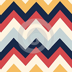 Abstract Seamless vintage zigzag pattern background.