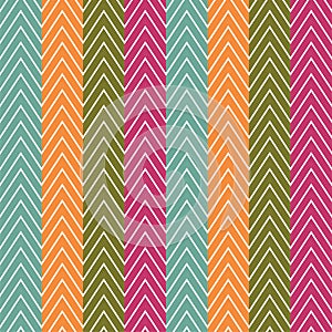 Chevrons seamless pattern background. Vector photo