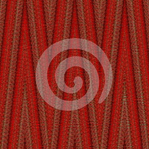 Chevrons vertical zigzag on red background