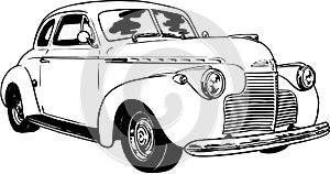 Chevy Coupe Illustration