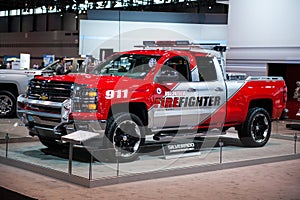 Chevy Silverado at the Chicago Auto Show