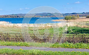 Chew Valley Lake and reservoir Somerset England UK