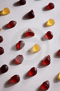 chewable supplements, nutritional gummies, edible health concept