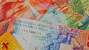 CHF 20 close up, swiss francs, Switzerland