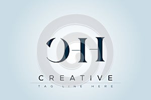 CHH abstract letter logo