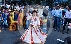 transgender dance at chhath puja