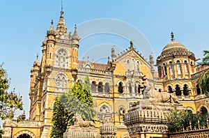 Chhatrapati Shivaji Maharaj Terminus, a UNESCO world heritage site in Mumbai, India