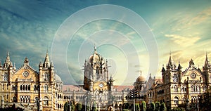 Chhatrapati Shivaji Terminus railway station photo