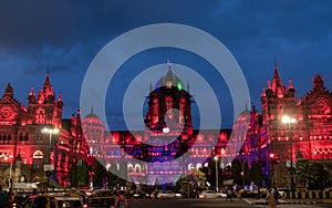 Chhatrapati Shivaji Terminus railway station, is a historic railway station and a UNESCO World Heritage Site in Mumbai,